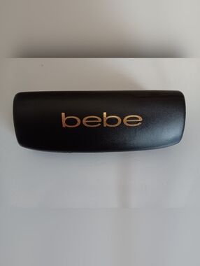 Bebe Black Case with Gold Logo